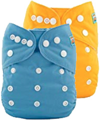 assorted colors of the alvababy cloth diapers
