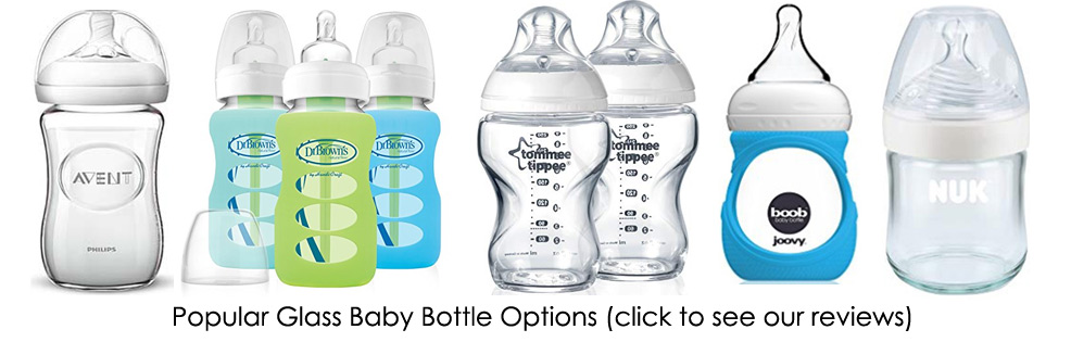 glass baby bottles options