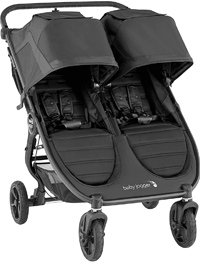 the baby jogger city mini gt2 double stroller in black