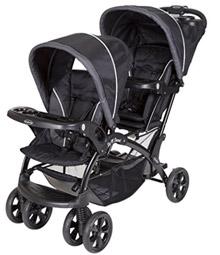 the baby trend sit stand double stroller in black