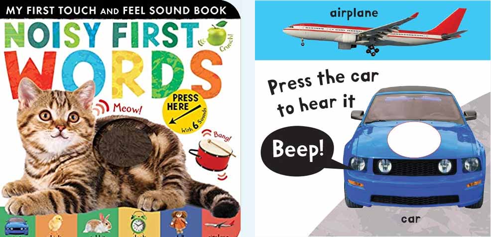 best one-year old boy gifts noisy first words book