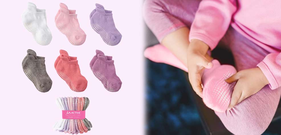 best one-year old girl gifts laactive grip ankle socks