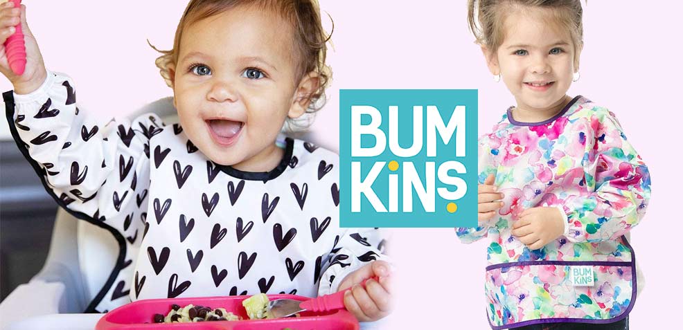 best one-year old girl gifts bumkins sleeved bibs