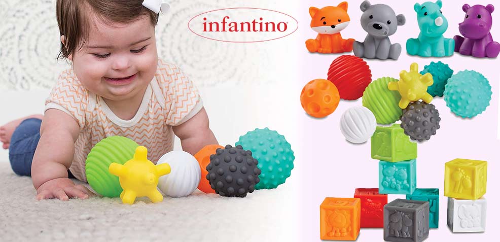 best one-year old girl gifts infantino sensory balls blocks buddies