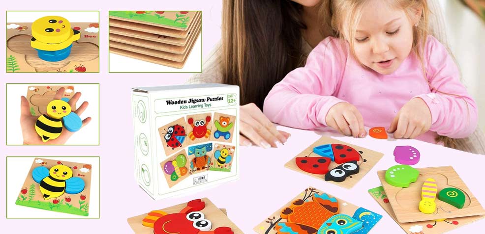 best one-year old girl gifts wooden jigsaw puzzle