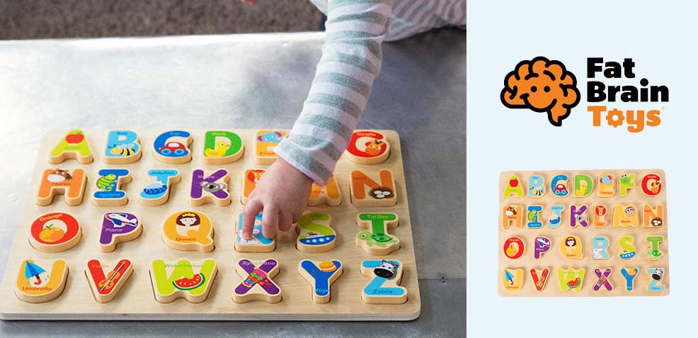 best two-year old boy gifts fat brain toys alphabet puzzle
