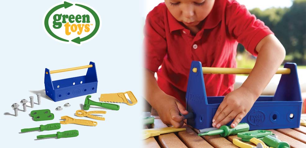 best two-year old boy gifts green toys tool set