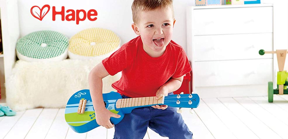 best two-year old boy gifts hape first guitar toy
