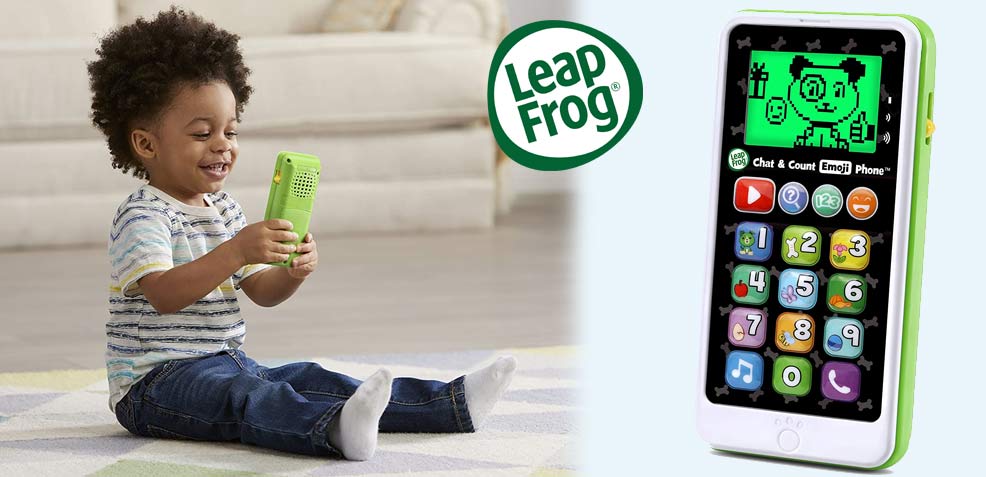 best two-year old boy gifts leapfrog chat count emoji phone