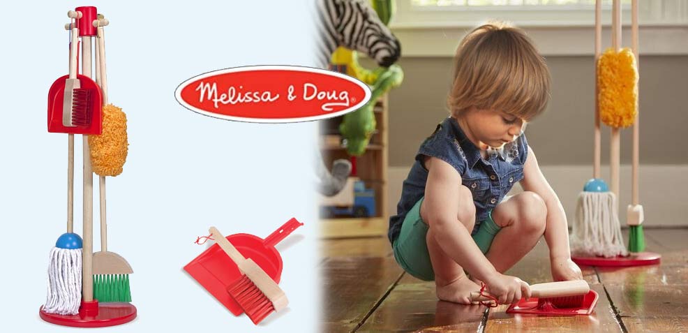 best two-year old boy gifts melissa and doug dust sweep mop set