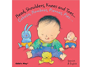 heads shoulders knees and toes bilingual baby book