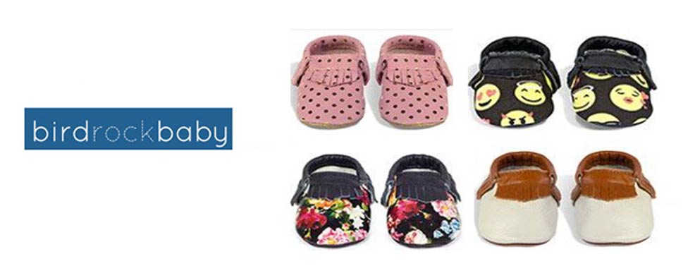 assorted colors of birdrock baby shoes
