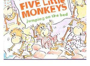 five little monkeys jumping on the bed book