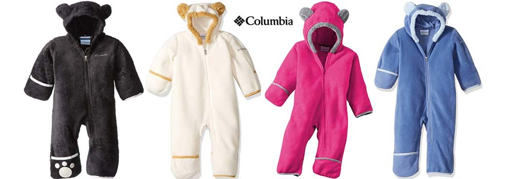 columbia bunting baby insulation layer winter snowsuits