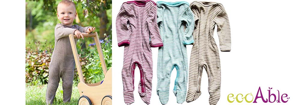 ecoable base layer footie pajamas