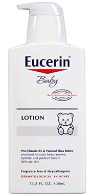 bottle of eucerin baby lotion