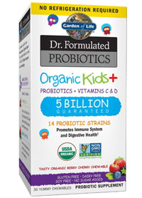 a box of garden of life chewable kids probiotics