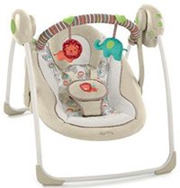 ingenuity cozy kingdom portable baby swing