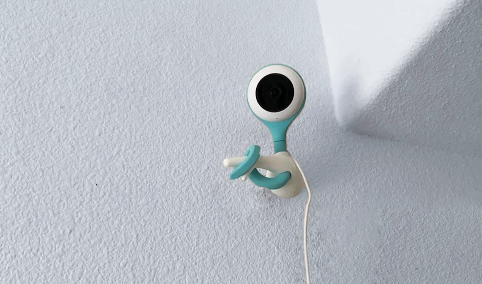 wall mounting the lollipop baby monitor