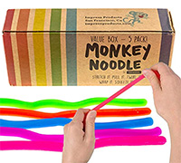 stretchy strings monkey noodles