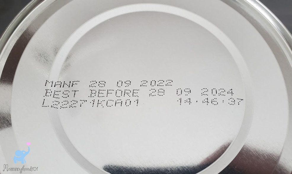 expiration dates of baby formulas from the milky box