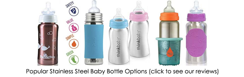 stainless steel baby bottles options