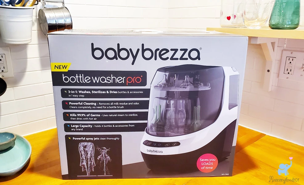 unboxing the baby brezza bottle washer pro