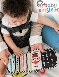 best sensory toys baby einstein soft crinkle book