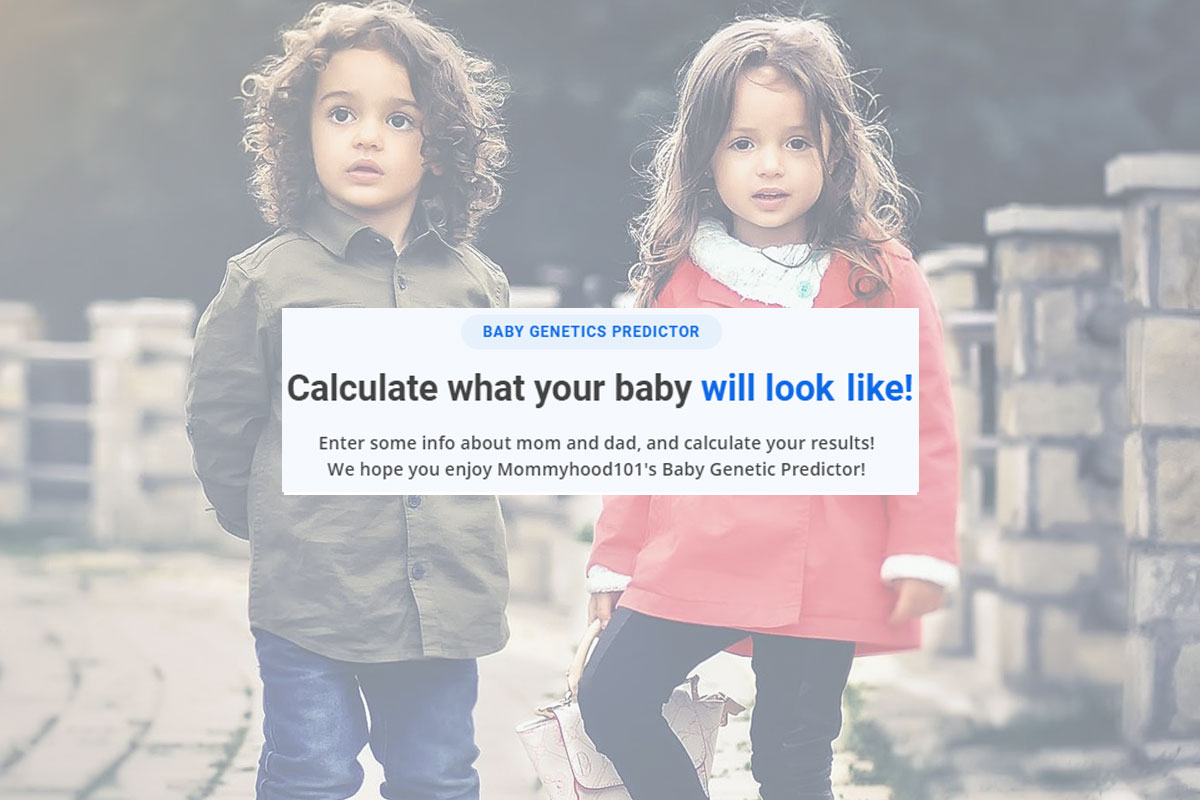 baby genetics predictor calculator eyes hair chin ears height