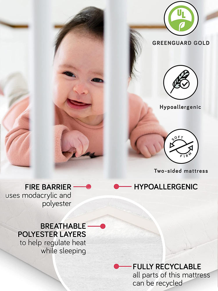 Babyletto pure crib mattress best sale