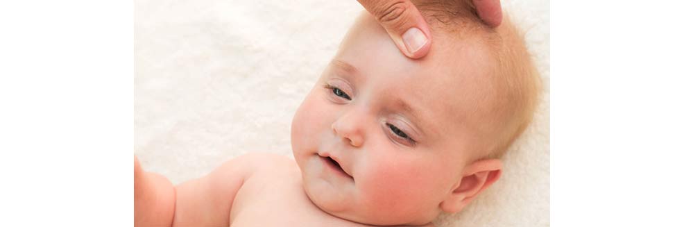 baby massage face head