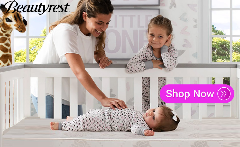 Beautyrest black store crib mattress