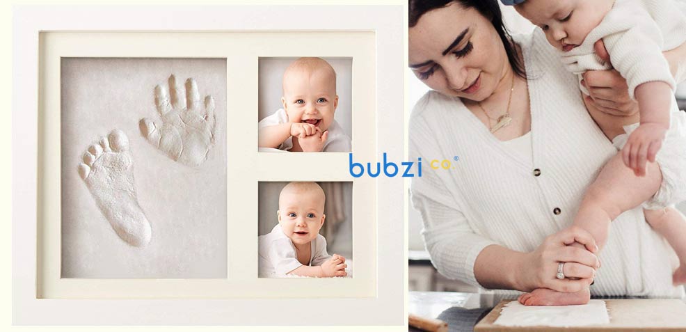 best gender-neutral baby gifts bubzi footprint handprint keepsake