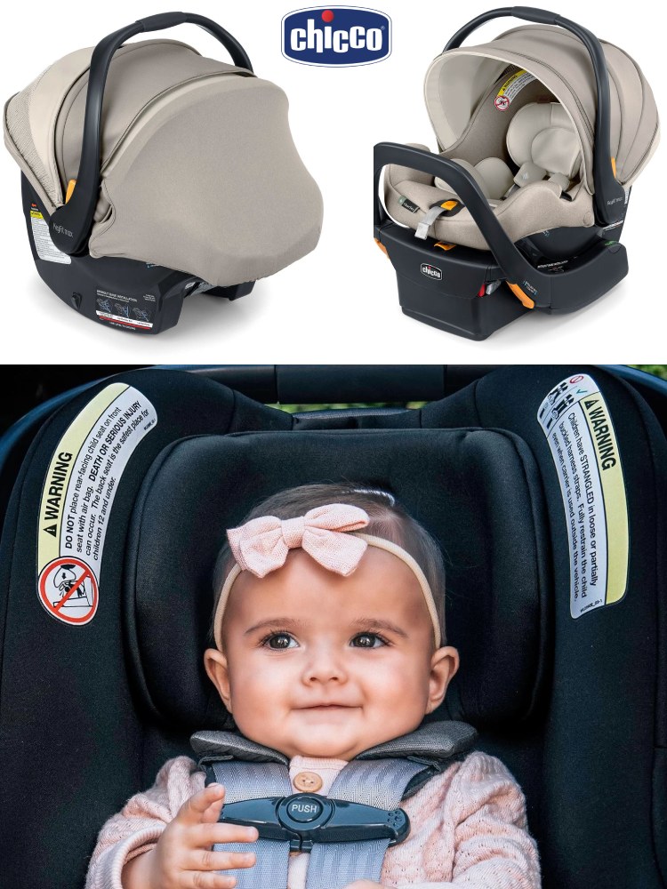 assortment of chicco keyfit max car seats and a baby sitting in the keyfit max