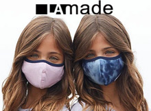 girls wearing la made masks