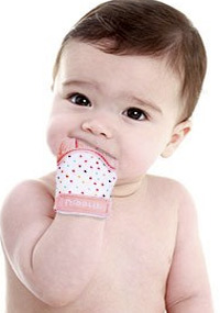 best baby teething mitten