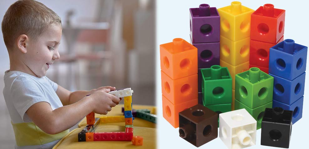 best three-year old boy gifts EDX Education Linking Cubes