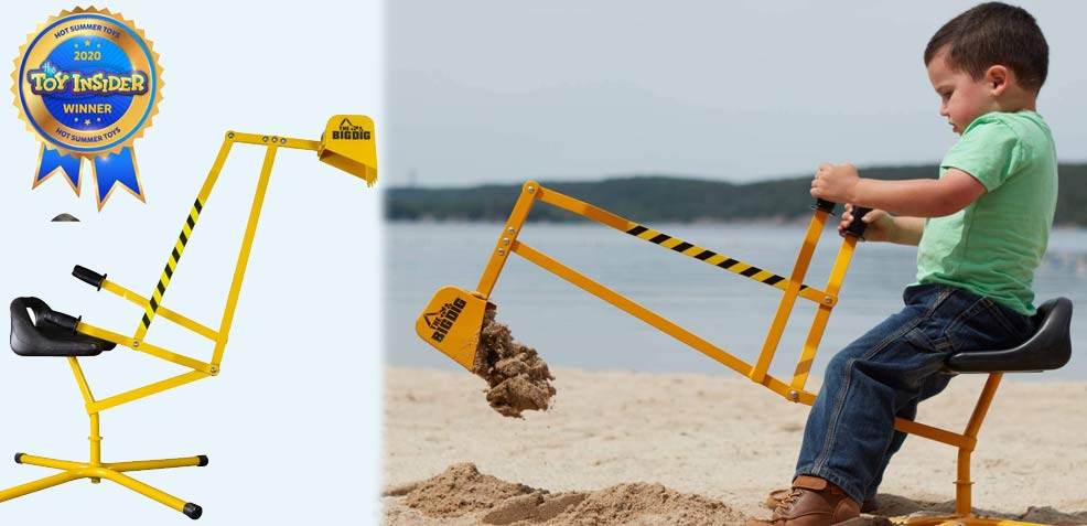 best three-year old boy gifts The Big Dig Sandbox Digger