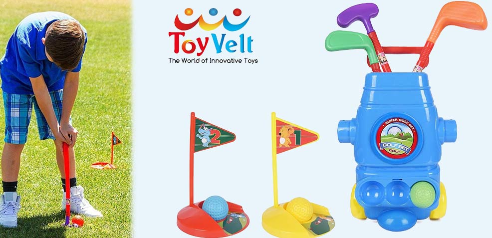 best three-year old boy gifts Toyvelt Kids Golf Club Set