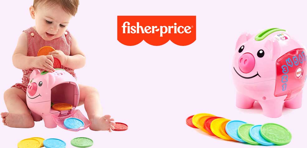 best two-year old girl gifts fisher price laugh learn piggy bank