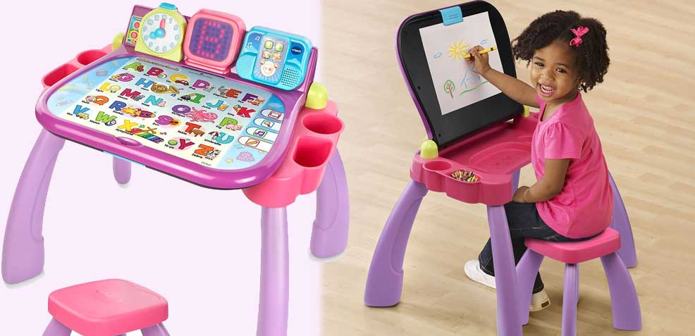 best two-year old girl gifts vtech touch learn activity desk