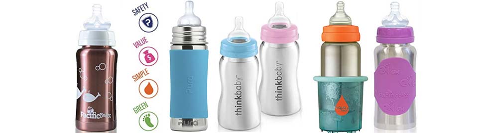 stainless baby bottle