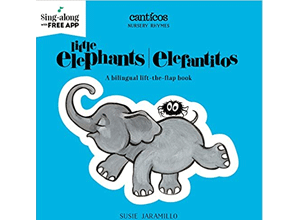little elephants bilingual baby book