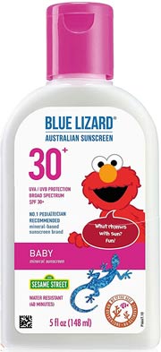 best baby sunscreen blue lizard
