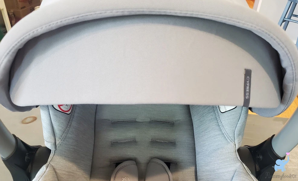 the large canopy on the britax cypress