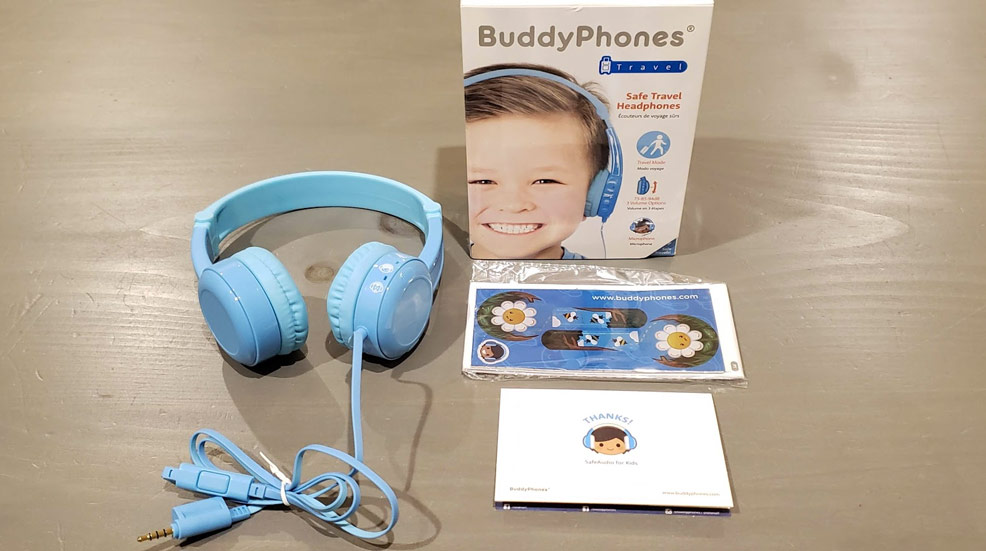 buddyphones unboxing travel kids headphones