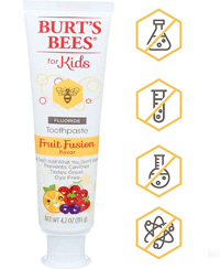 best baby fluoride toothpaste burts bees kids