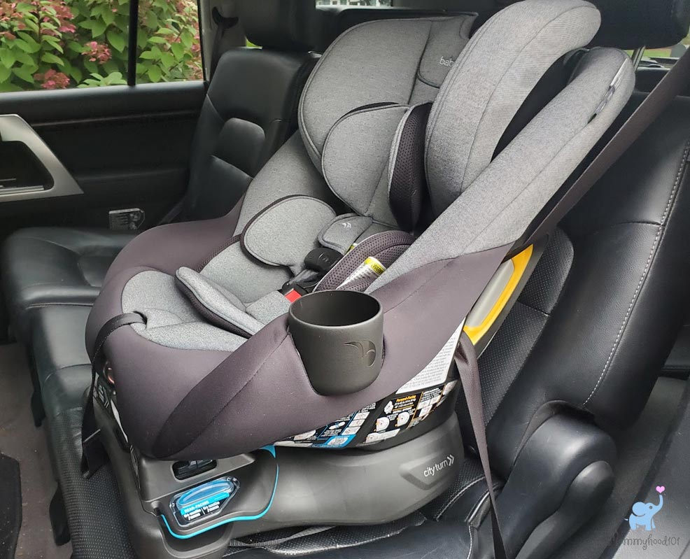 baby jogger city turn installed forward-facing