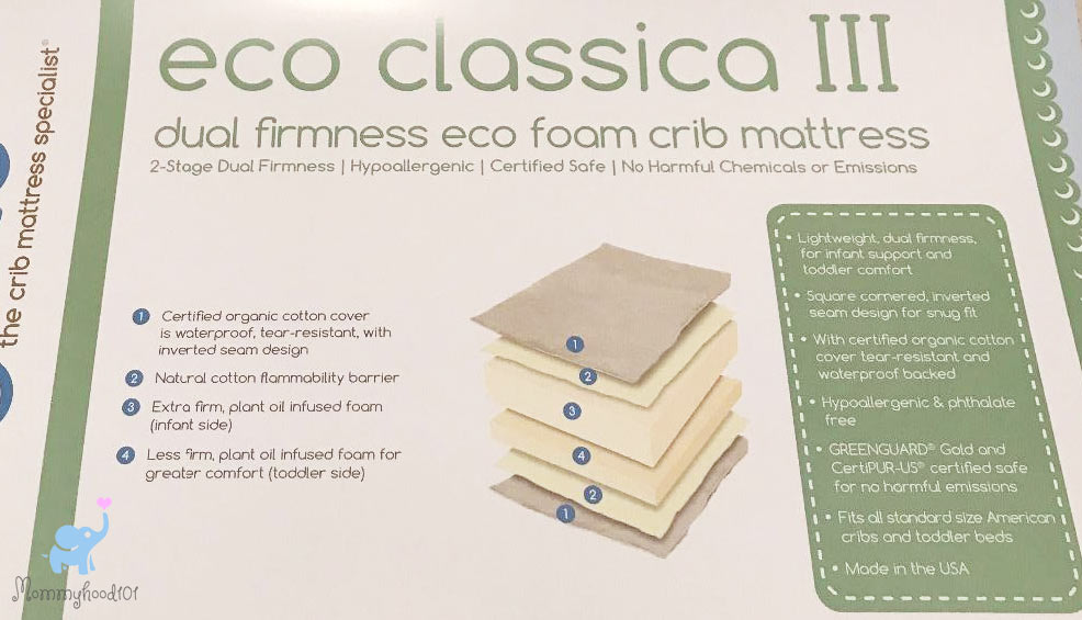 Colgate eco 2024 classica crib mattress