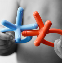 comotomo silicone teether toys